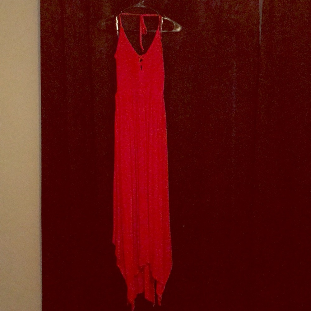 Gianni Bini red maxi dress